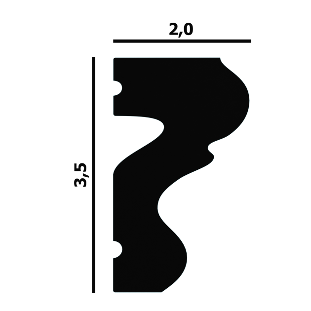 Молдинг P76 Перфект Плюс